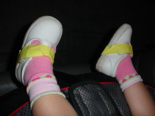 Keep the shoes on!                            
